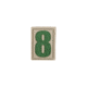 Maxpedition Number 8 Morale Patch, Arid, 0.84in x 1.18in NUM8A