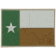 Maxpedition Texas Flag Patch, Arid, 3in x 2.1in TEXFA