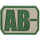 Maxpedition AB- NEG Blood Type Patch, Arid BTABNA