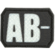 Maxpedition AB- NEG Blood Type Patch, Glow BTABNZ