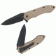 Maxpedition Ferox Folding Knife, Plain Edge, Black Handle, FEROXPB