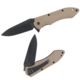 Maxpedition Ferox Folding Knife, Plain Edge, Khaki Handle, FEROXPK