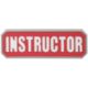 Maxpedition Instructor Patch, Red INSTR