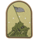 Maxpedition IWO Jima Morale Patch,2.1x3.0in,Arid IWJMA