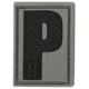 Maxpedition Letter Patch P, SWAT LETPS