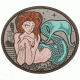 Maxpedition Mermaid Morale Patch,3.02x2.62in,Arid MRMDA