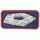 Maxpedition Pentagon Morale Patch,2x1in,Full Color PENTC