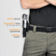 Maxtor Tactical Sig Sauer P365 X-MACRO w/ TLR-7 Sub Kydex OWB Classic Clip-on Holster, Black, OWBCP-MACROTLR7SUB-BKRH