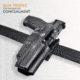 Maxtor Tactical Sig Sauer P365 X-MACRO w/ TLR-7 Sub Kydex OWB Classic Clip-on Holster, Carbon Fiber, OWBCP-MACROTLR7SUB-CFRH