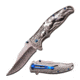 MC Masters Collection Folding Blade, 3.5in, Stainless Steel Blade, Mirror Polished Stainless Steel Handle MC-A019CH