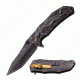 MC Masters Collection Folding Blade, 4.75in, Stainless Steel Blade, Sculpted Art Stainless Steel Handle MC-035SW