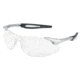 MCR Safety A1 Series Safety Glasses, Anti-Fog Lens, Extremely Flexible Temples, Non-Slip Temples and Soft TPR Nose Piece, Clear Lens/Silver Frame, One Size, IA120AF