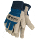 MCR Safety Artic Jack Split Pigskin Insulated Leather Palm Work Gloves, Fabric Back with Knit Wrist, Thermosock Lined, Beige, Large, 1956L