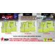 MCR Safety Hi Vis Reflective Lime Safety Vest - VCL2MLSHFM