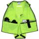 MCR Safety Luminator Series Class 2 Lime Premium Surveyor Safety Vest, Large, VSURVMLBL
