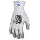 MCR Safety Cut Pro 13 Gauge Dyneema Diamond Technology Shell Cut Resistant Work Gloves, Nitrile Foam Coated Palm and Fingertips, Gray/Salt and Pepper, X - Small, 96720NFXS