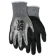 MCR Safety Cut Pro 13 Gauge Hypermax Shell Cut, Abrasion and Puncture Resistant Work Gloves, Foam Nitrile Palm Over Flat Nitrile Dip, Black/Salt and Pepper, XX - Large, 92783XXL
