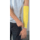 MCR Safety Cut Pro Kevlar with Cotton Interior Cut Resistant Sleeves, 18in x 3 1/4in, Yellow, One Size, 9378KC