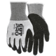 MCR Safety Cut Pro Work Gloves, 13 Gauge Cut Resistant HyperMax Shell, Double Coated Nitrile, Black/Salt and Pepper, XX - Large, 92754XXL