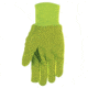 MCR Safety Dotted Canvas Work Gloves, Clute Pattern with Knit Wrist, 100% Cotton, Straight Thumb, Yellow/Black, Large, 8808Y