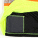 MCR Safety FFLTC3SLXL Hi Vis Safety Work T-Shirts, Soft Poly Birdseye Mesh, Long Sleeve and Tagless Design, ANSI 107 Type R Class 3, Lime, XL, FFLTC3SLXL
