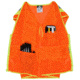 MCR Safety Hi Vis Reflective Mesh Safety Vest, ANSI Type R Class 2, 4.5in Silver Stripes, Zipper Front Closure, Fluorescent Orange, M, WCCL2OM