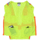 MCR Safety Hi Vis Reflective Safety Vest, ANSI 107 Type R, Class 2, Zipper Front with 4 Outer and 2 Inner Pockets, Fluorescent Lime, M, RSURVMLM