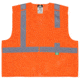MCR Safety Hi Vis Reflective Safety Vest, ANSI Type R Class 2, Mesh with 2in Silver Stripes, Five Point Break Away Design, Fluorescent Orange, 2X, RXCL2MOX2
