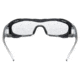 MCR Safety HL1 Series Safety Glasses, Anti-Fog Lens, Non-Slip TPR Temples and Nose Piece, Extended Brow Guard, Clear, One Size, HL110AF