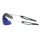 MCR Safety IA138B IA1 Series Safety Glasses, Extremely Flexible Temples, Non-Slip Temples and Soft TPR Nose Piece, Blue Diamond Mirror, One Size, IA138B