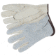 MCR Safety Leather Drivers Work Gloves, CV Grade Grain Leather Patch Palm Split Leather Back and Keystone Thumb, Beige, Medium, 32055M