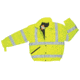MCR Safety Luminator Hi-Vis Insulated Jacket, Attached Drawstring Hood, Silver Reflective Stripes, Fluorescent Orange, XL, BMRCL3LXL, Fluorescent Orange, XL, BMRCL3LXL