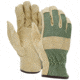 MCR Safety Luminator Leather Drivers Insulated Work Gloves, Grain Pigskin Leather Palm and Hi-Vis Back, Thermosock Lined and Keystone Thumb, Beige, Medium, 3440M