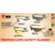 MCR Safety Memphis Series Mossy Oak Camo Glasses, Wrap Around Lens Design, Brown, One Size, MOMP11B