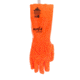 MCR Safety Ninja Alchemy Work Gloves, 15 Gauge Nylon Shell, Fully Double Coated with PVC, TPR Back of Hand Impact Protection, 14in Gauntlet Cuff, Orange, Medium, N2658HVOM