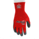 MCR Safety Ninja Flex Work Gloves, 15 Gauge Nylon Shell, Latex Coated Palm and Fingertips, Gray/Red, Medium, N9680M
