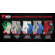 MCR Safety Ninja Flex Work Gloves, 15 Gauge Nylon Shell, Latex Coated Palm and Fingertips, Gray/Red, Medium, N9680M