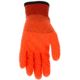MCR Safety Ninja Ice Insulated Work Gloves, 15 gauge Nylon with Acrylic Terry Interior, Fully Coated with HPT, Orange, Large, N9690FCOL