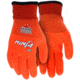 MCR Safety Ninja Ice Insulated Work Gloves, 15 gauge Nylon with Acrylic Terry Interior, Fully Coated with HPT, Orange, Large, N9690FCOL