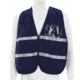 MCR Safety Reflectiv Incident Command Safety Vest, Poly Cotton, 1in Reflective Stripes, Hook and Loop Front Closure, Blue, One Size, ICV203