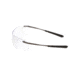 MCR Safety Rubicon T4 Series Safety Glasses with Lens UV-AF Anti-Fog Coating Curved Frameless Lens Design, Clear, One Size, T4110AF