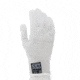 MCR Safety Steelcore 2 10 Gauge Regular Weight Cut Resistant Work Gloves, Polyester Wrapped Stainless Steel, White, Small, 9356S
