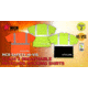 MCR Safety Hi Vis Safety Work T-Shirts, Soft Poly Birdseye Mesh, Short Sleeve and Tagless Design, ANSI 107 Type R Class 2, Fluorescent Orange, 3X, STSCL2MOX3