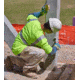 MCR Safety STSCL2MLX4 Hi Vis Safety Work T-Shirts, Soft Poly Birdseye Mesh, Short Sleeve and Tagless Design, ANSI 107 Type R Class 2, Fluorescent Lime, 4X, STSCL2MLX4