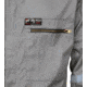 MCR Safety Summit Breeze Flame Resistant Coverall, 7oz Cotton, Long Sleeve Coverall with Vented Underarms and Back, 1in Silver Reflective Stripes, CAT 2, Gray, 201138T, SBC201138T