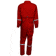 MCR Safety Summit Breeze Flame Resistant Coverall, 7oz Cotton, Long Sleeve Coverall with Vented Underarms and Back, 1in Silver Reflective Stripes, CAT 2, Red, 201446, SBC201446