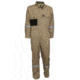 MCR Safety Summit Breeze Flame Resistant Coverall, 7oz Cotton, Long Sleeve Coverall with Vented Underarms and Back, 1in Silver Reflective Stripes, CAT 2, Tan, 201342T, SBC201342T