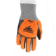 MCR Safety UltraTech Mechanics Gloves, Cut Pro 13 Gauge HyperMax Shell with Sandy Nitrile Foam Palm and Fingertips, Black/Salt and Pepper, Small, UT1952S