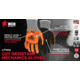 MCR Safety UltraTech Mechanics Gloves, Cut Pro 13 Gauge HyperMax Shell with Sandy Nitrile Foam Palm and Fingertips, Black/Salt and Pepper, Small, UT1952S