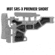 MDT Rubber Short Buttstock Dampeners, SRS-X Elite, Black, 106919-BLK